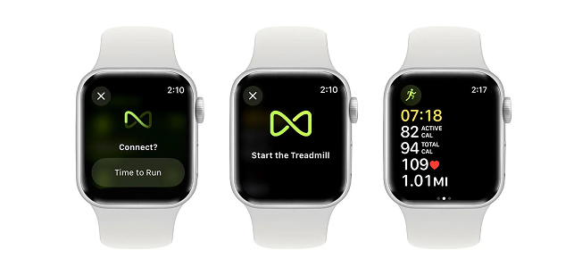 Apple Watch workout displays