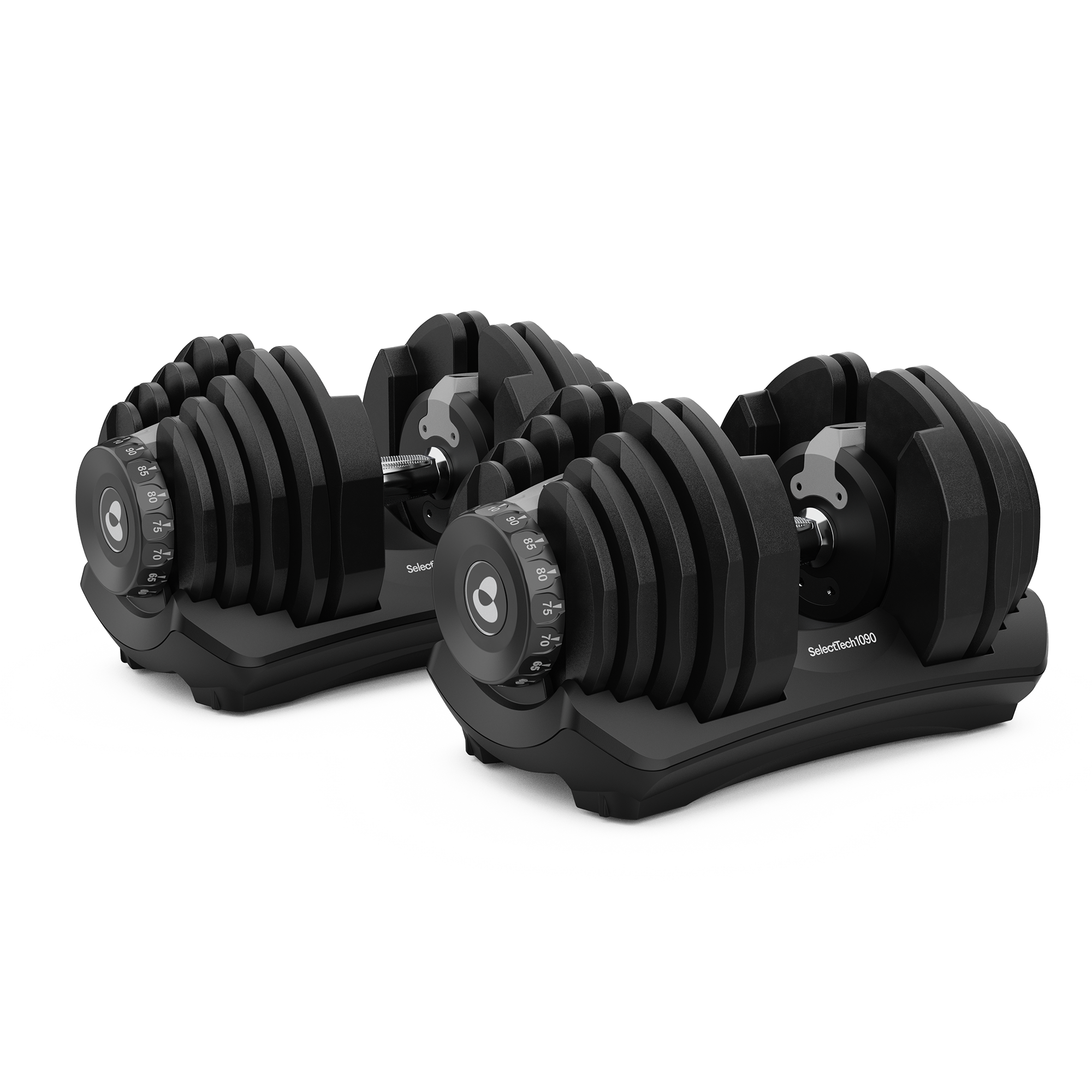 BowFlex Results Series 1090 SelectTech Dumbbells on white background.