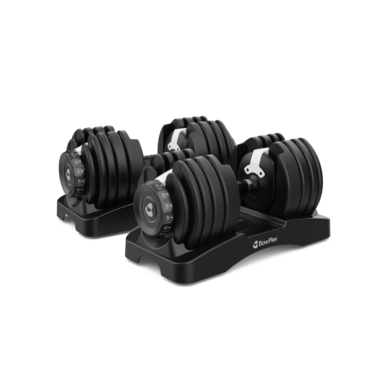 BowFlex Results Series 52 SelectTech Dumbbells on white background.