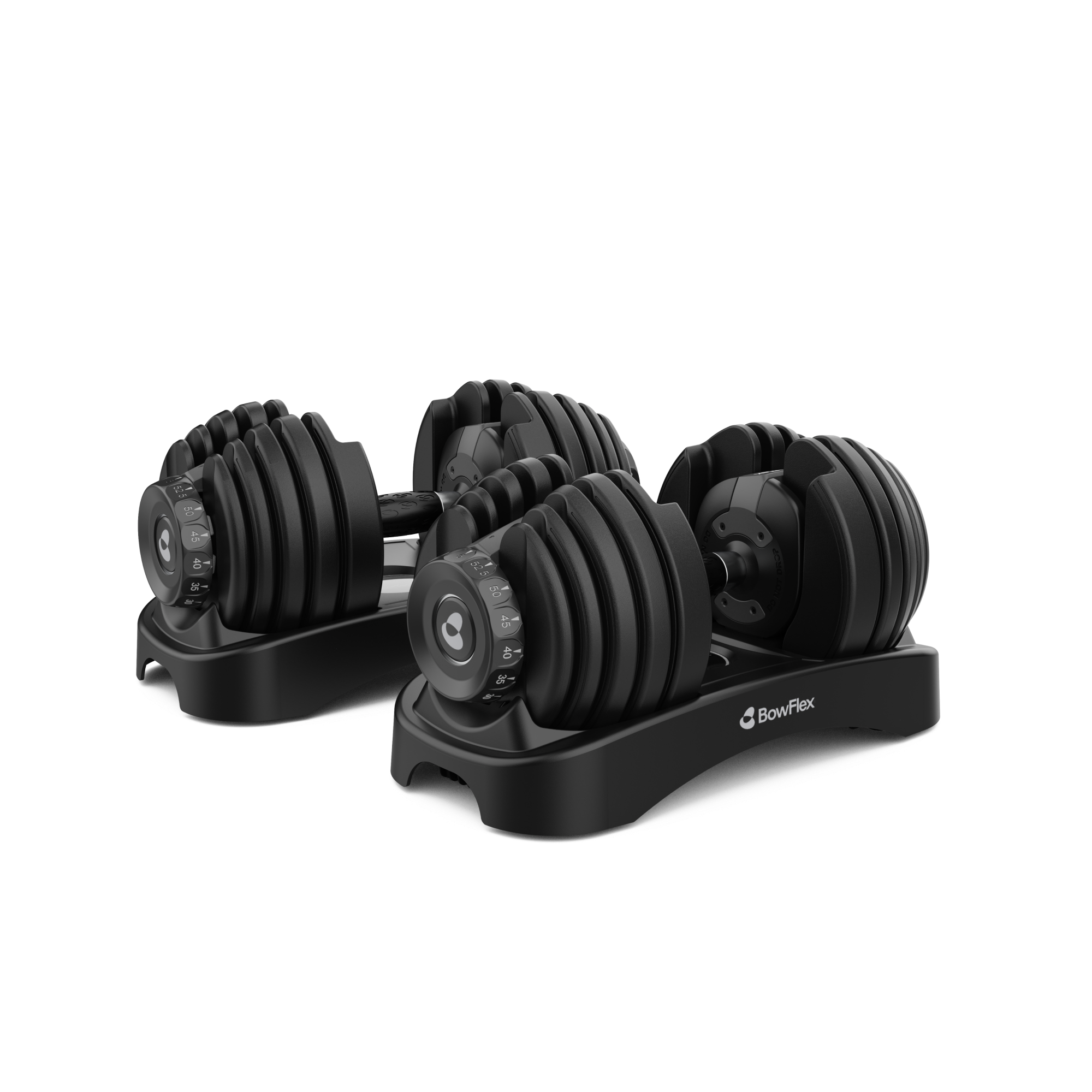BowFlex Results Series 552 SelectTech Dumbbells on white background.