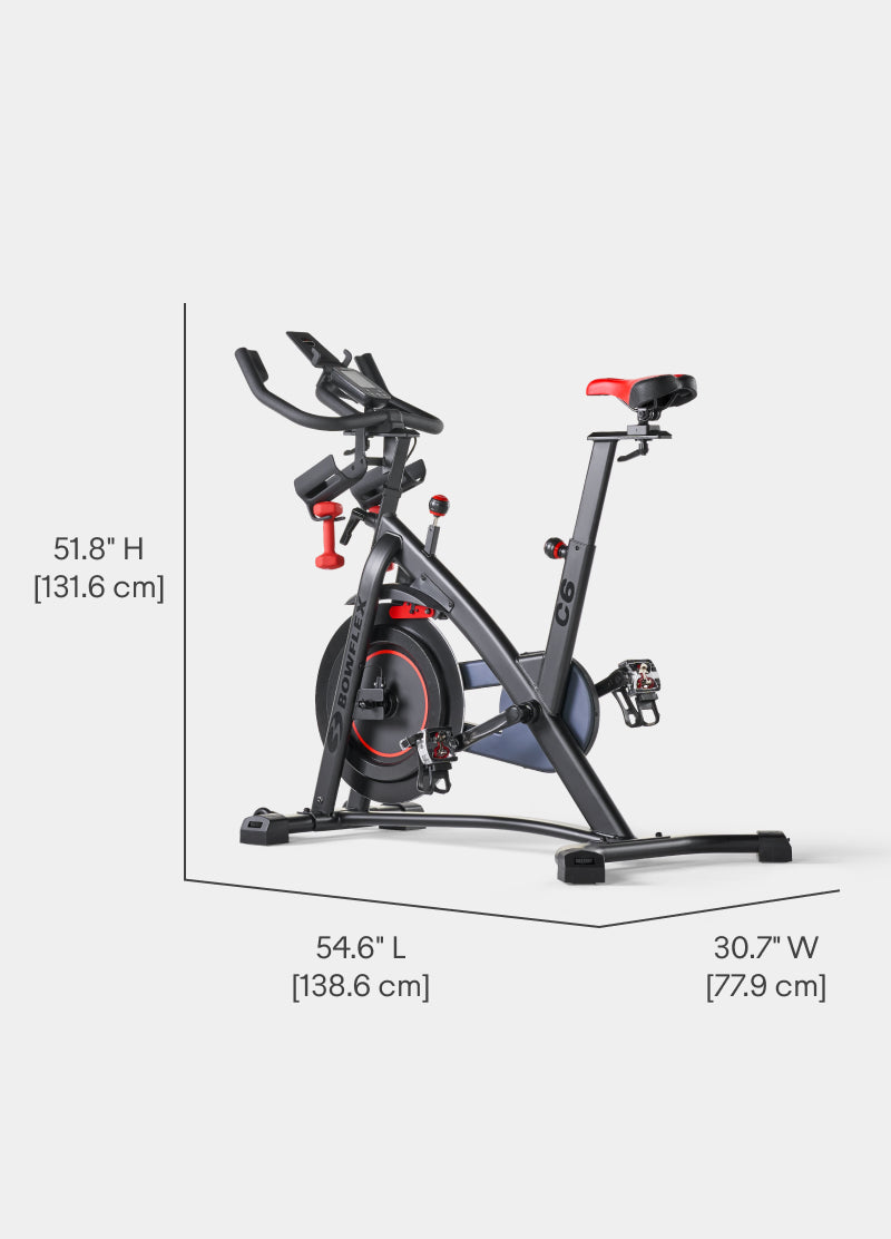 Dimensions for the C6 Bike.