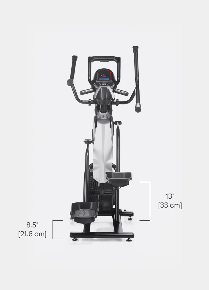 Step height for the BowFlex Max Trainer M6.