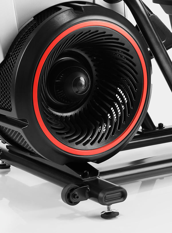 Transport wheels on the BowFlex Max Trainer M6.