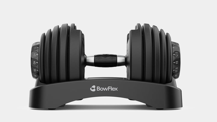 Side view of a single Results Series 552 dumbbell