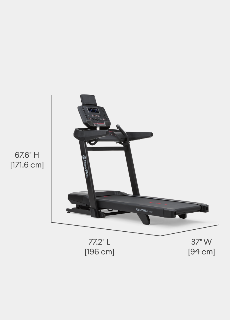 Dimensions for the T9 Treadmill.