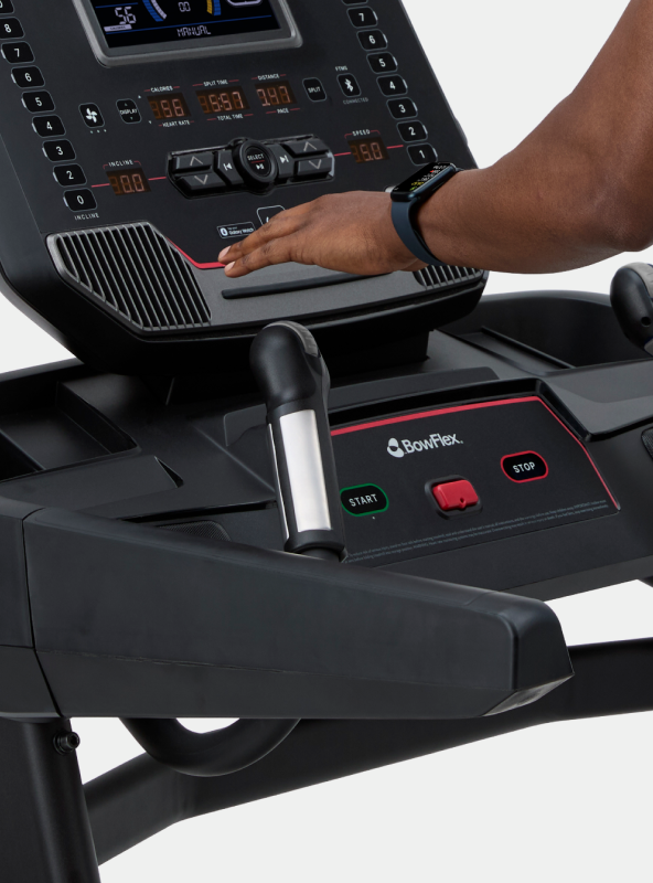 BowFlex T9 Treadmill console.