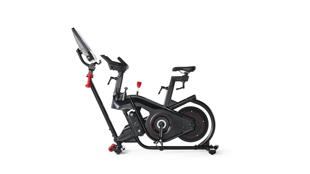 Bowflex exercise bike on a white background