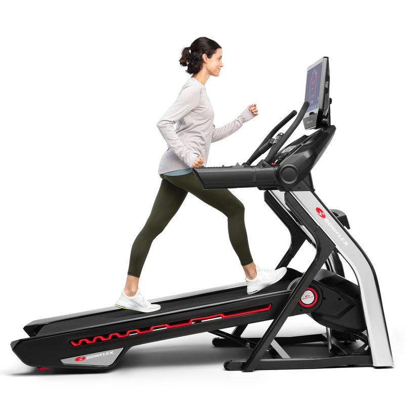Treadmill 22 shown with incline - mobile expanded view