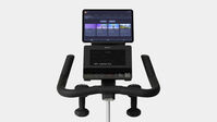 IC Bike SE console with a tablet resting on the media shelf--thumbnail