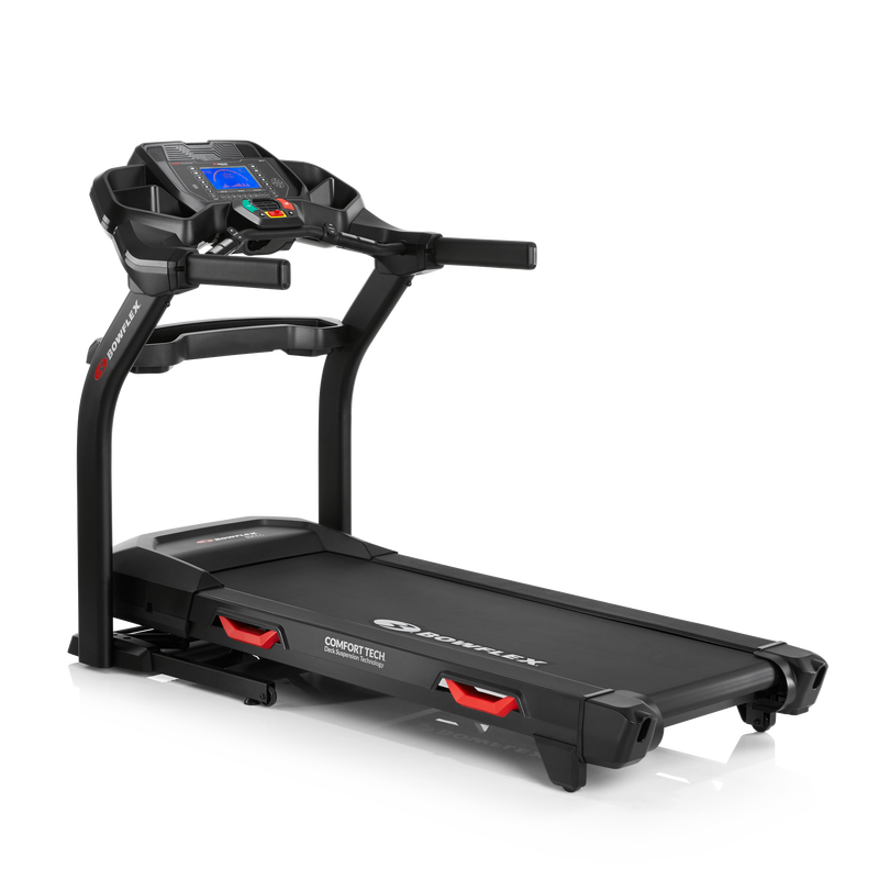 A Bowflex Treadmill on a white background.