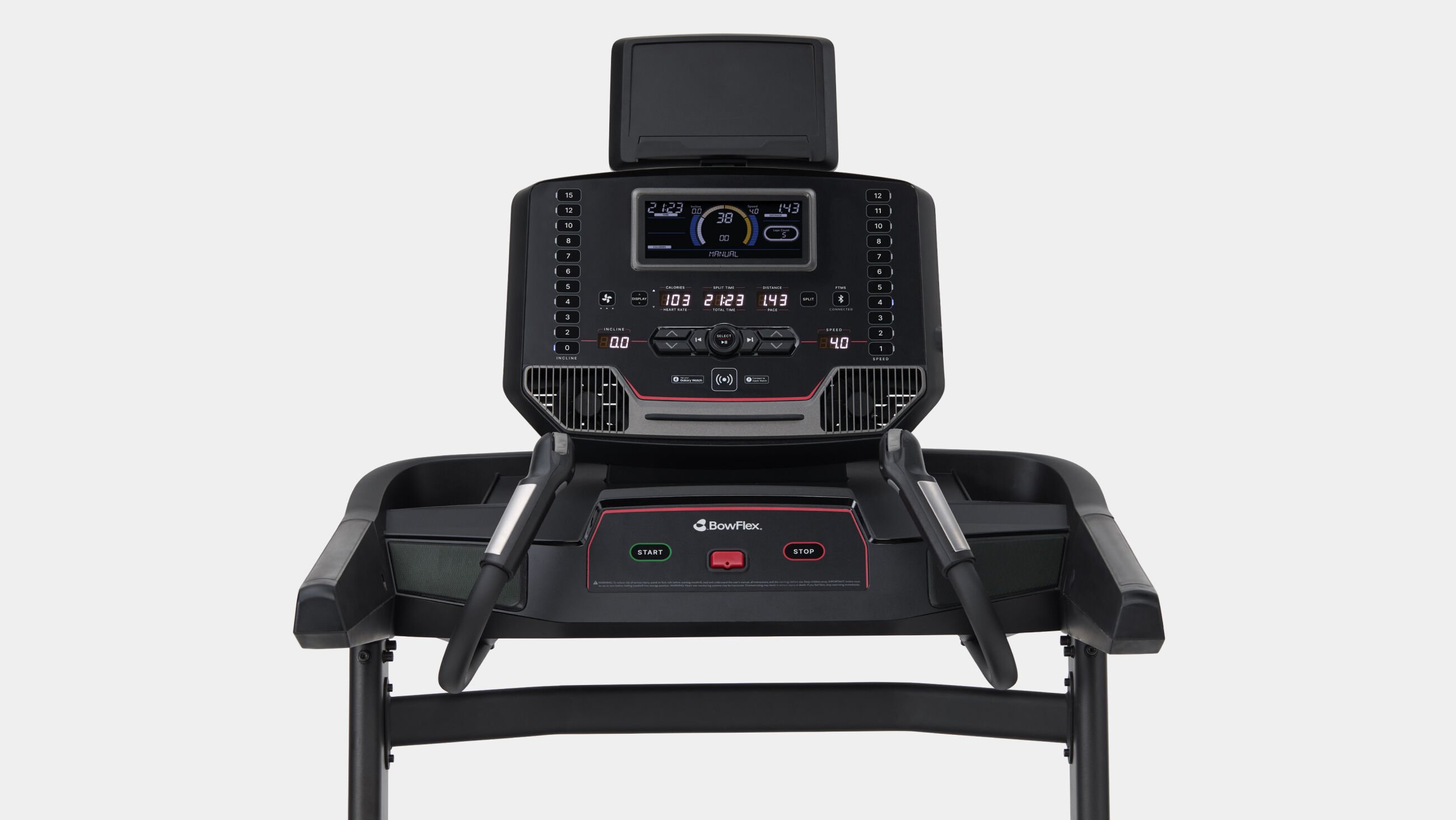 T9 Treadmill Console - default view