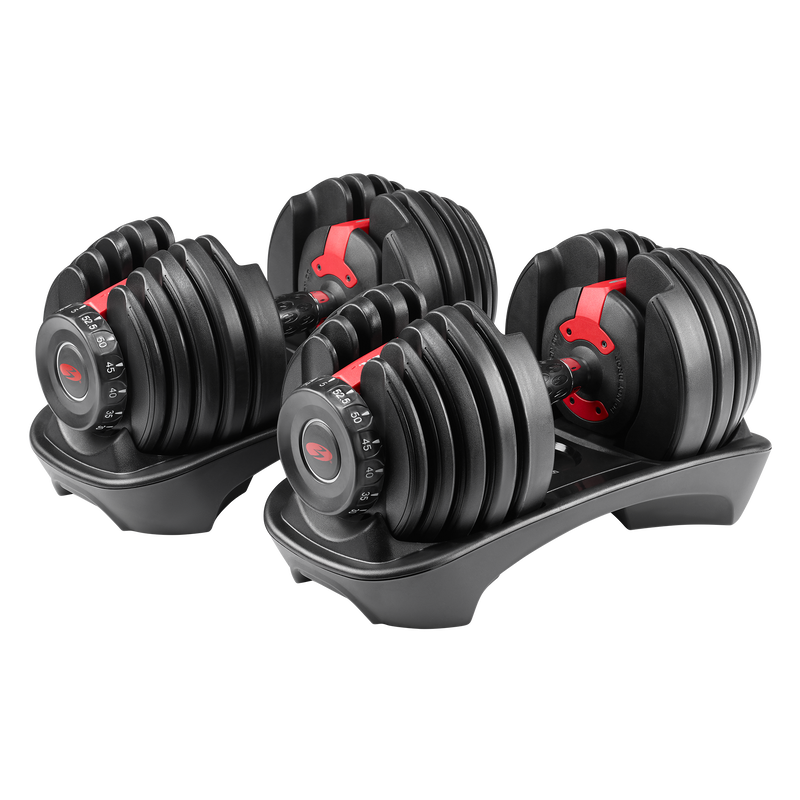 Bowflex SelectTech 552 Adjustable Dumbbells - mobile expanded view