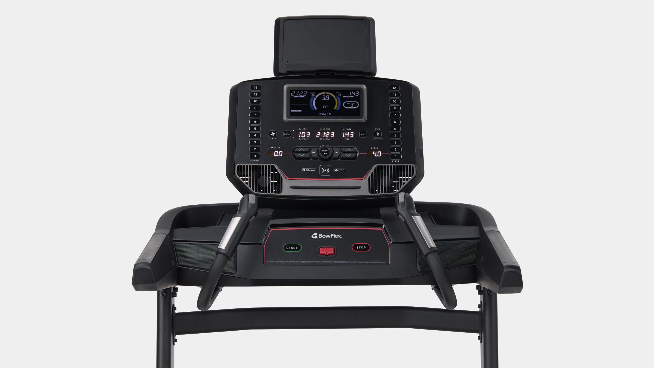 T9 Treadmill Console - default view