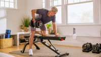 Man using a BowFlex 3.1S Bench--thumbnail