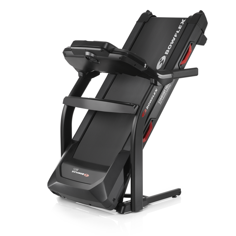 Bowflex BXT6 Treadmill Folded for Storage - expanded view