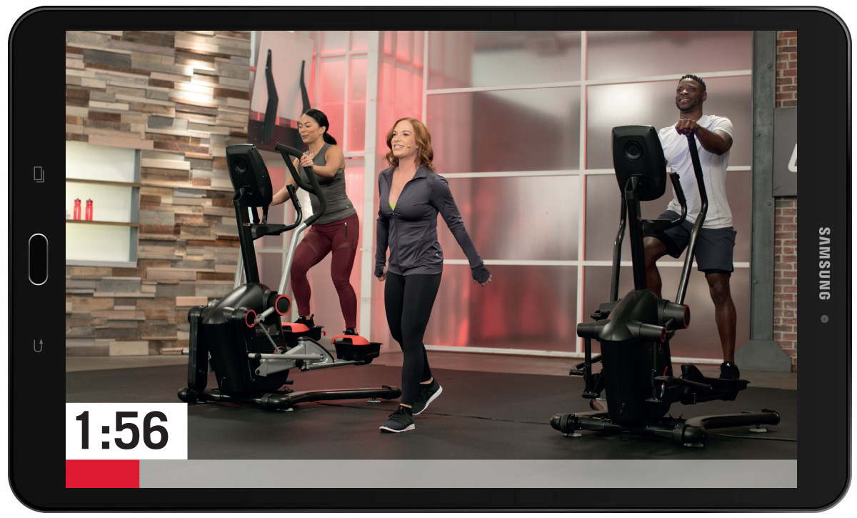 LateralX guided video workouts