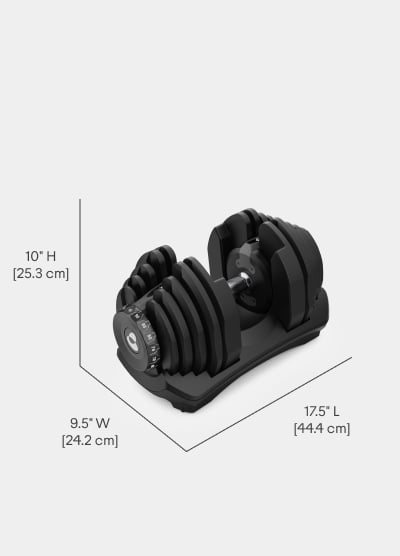 Results Series 1090 Dumbbells Dimensions Per Dumbbell - Length 17.5 inches, Width 9.5 inches, Height 10 inches
