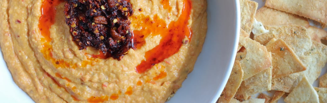 Chili Crisp Hummus