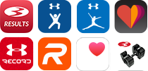 various icons for apps