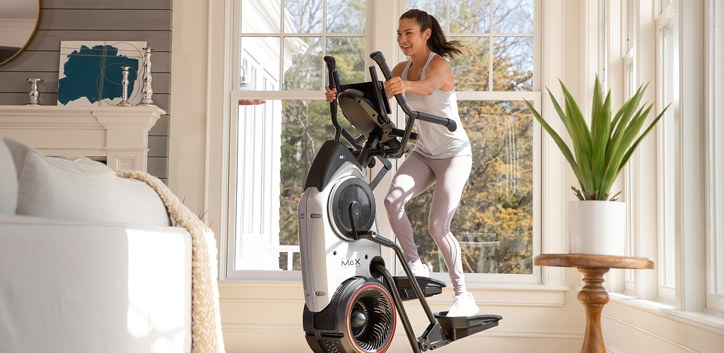 woman working out on a m6