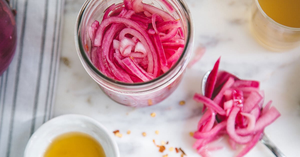 Apple Cider Vinegar Pickled Red Onions Recipe BowFlex