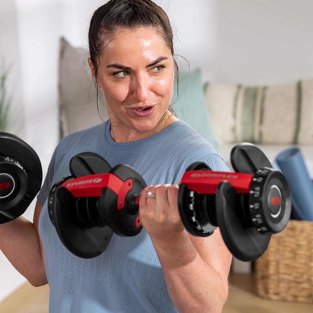 FullBody Ladder Workout with Dumbbells BowFlex