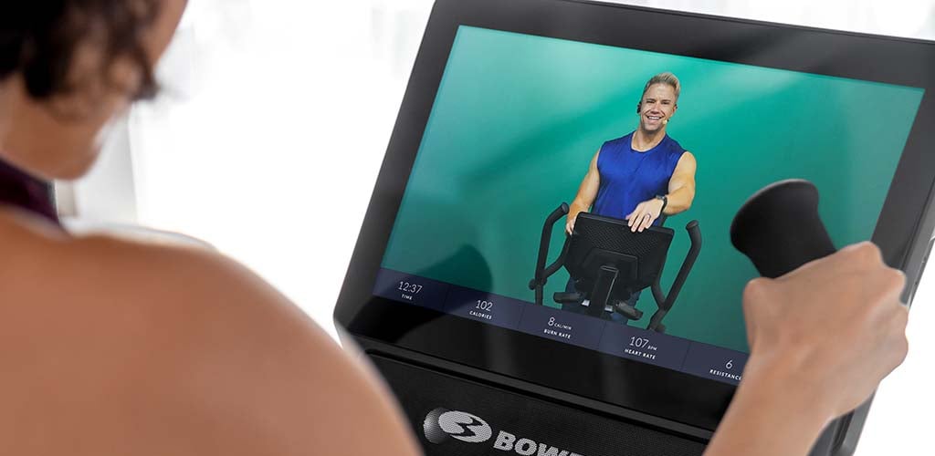 JRNY workout seen on a BowFlex Treadmill console
