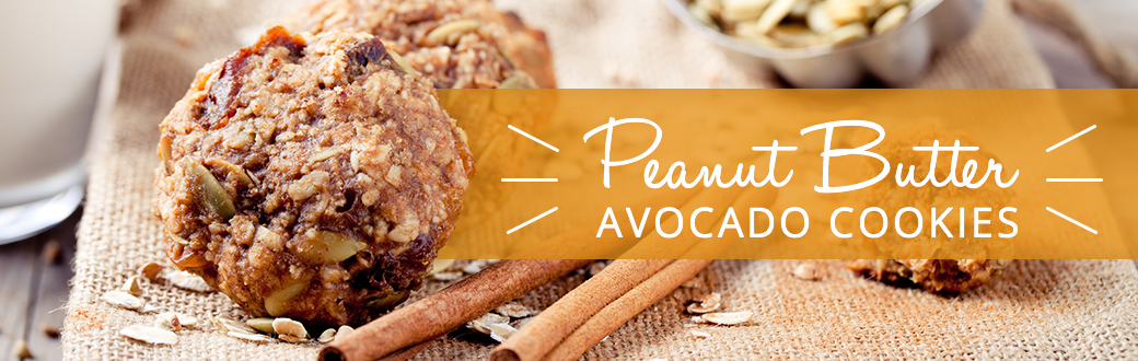 Peanut Butter Avocado Cookies