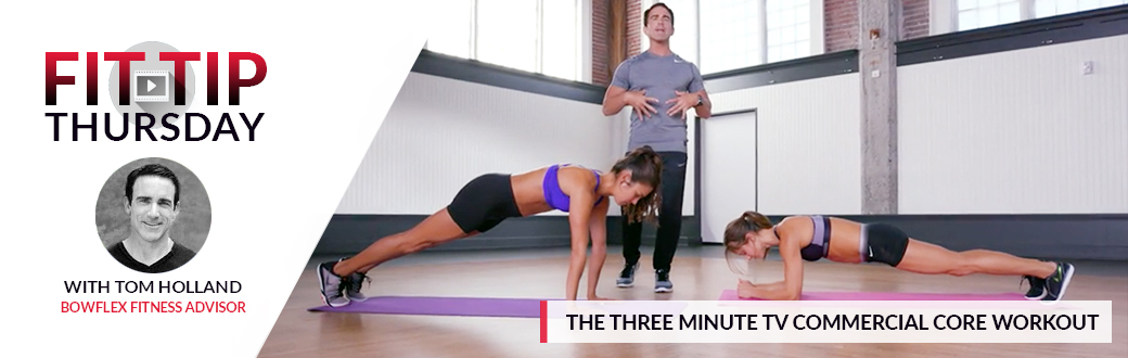 The Three Minute TV Commercial Core Workout