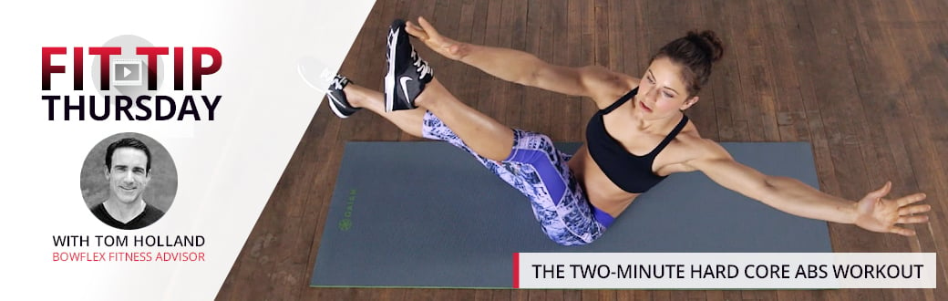 The Two-Minute Hard Core Abs Workout