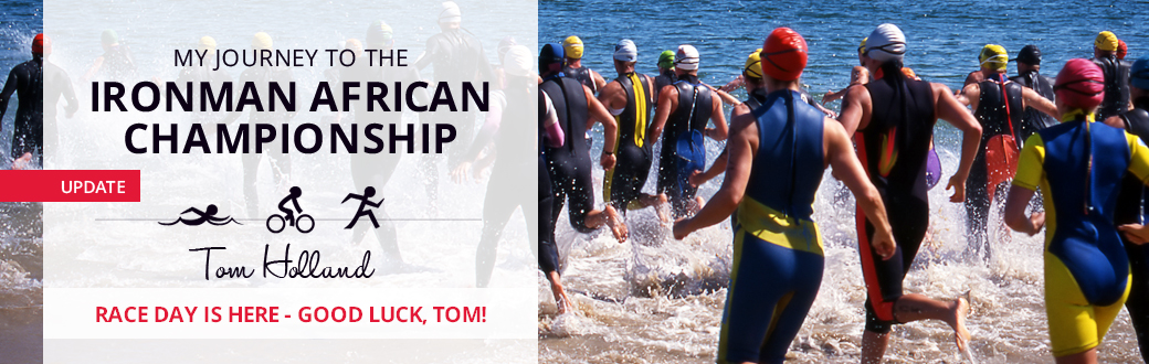 Race Day is Here — Good Luck, Tom!