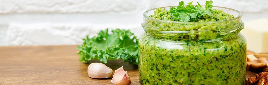 Healthy Summer Recipe: Kale Walnut Pesto