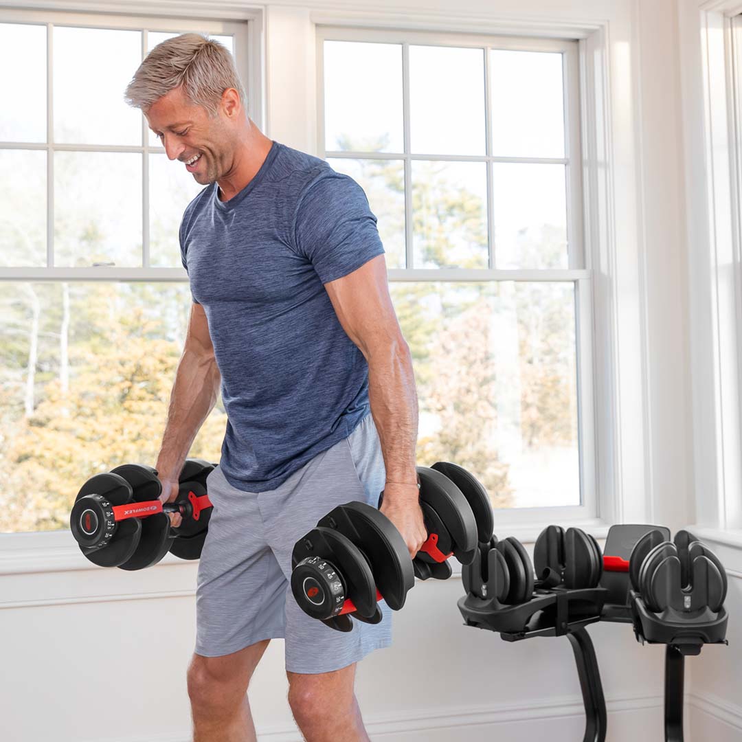 Back And Biceps Dumbbell Workout Bowflex