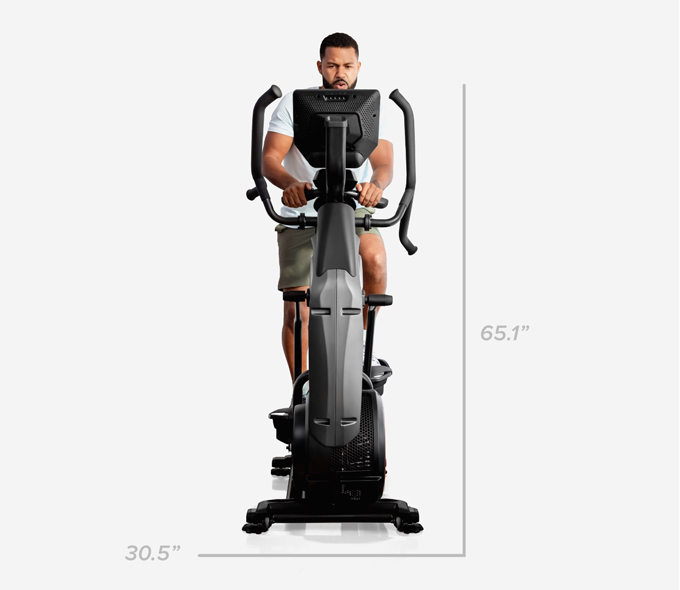 Max Trainer M9 dimensions - 30.5 inches wide by 65.1 inches high