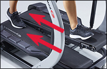 Walk like on a treadmill.