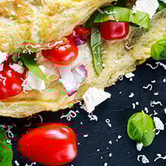 Rainbow Omelet