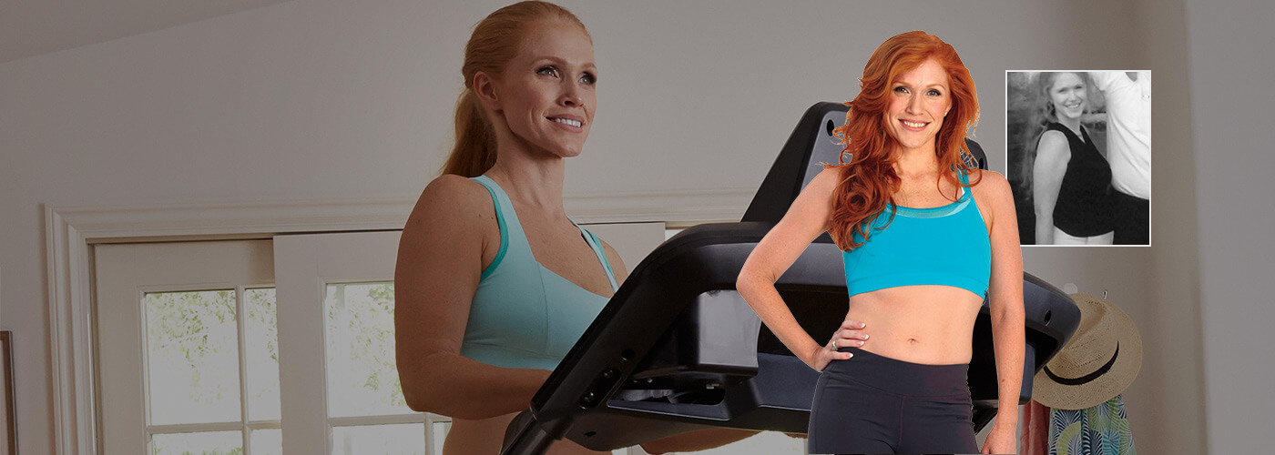 April - Real TreadClimber customer, before and after
