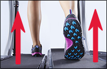 Step up like on a stair stepper.