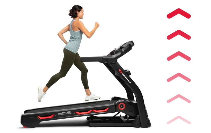 Treadmill 7 comes with motorized incline up to 15%.