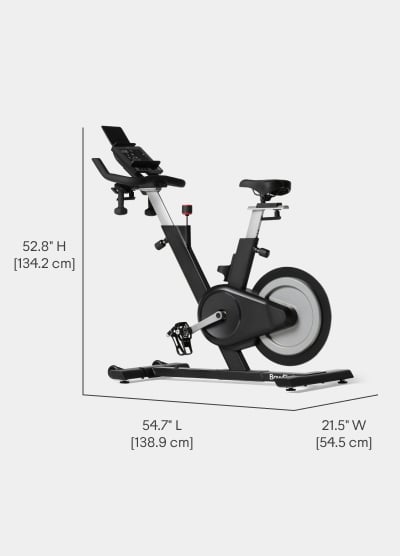 IC Bike SE Dimensions - Length 54.7 inches, Width 21.5 inches, Height 52.8 inches