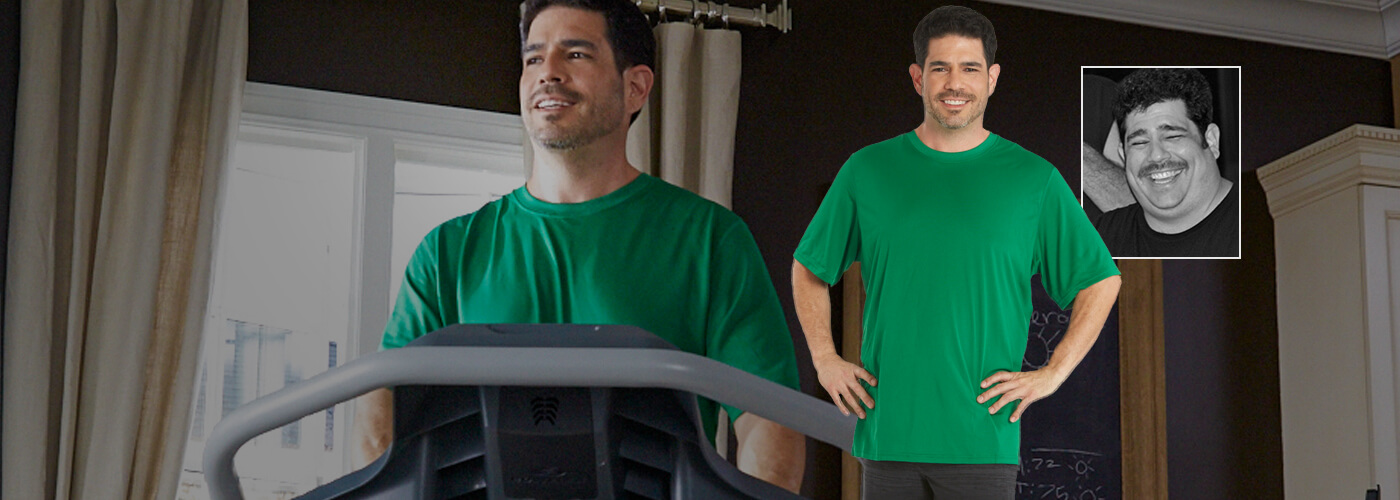 Ron lost 100 pounds with a TreadClimber