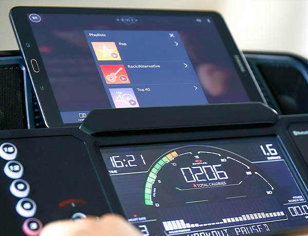 listen to Bowflex Radio through the app while working out