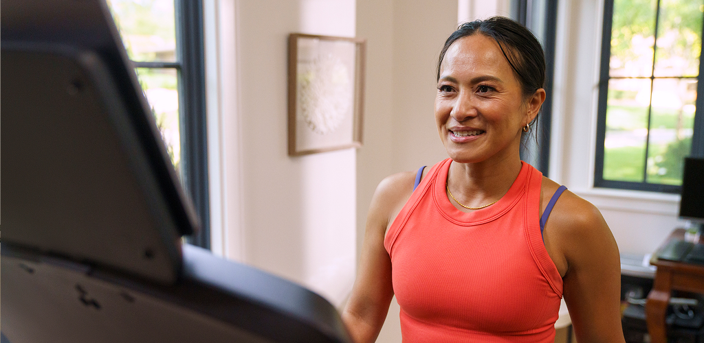 woman during a workout