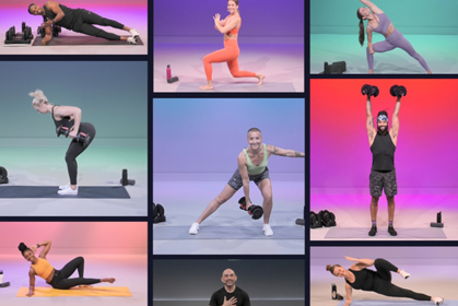 Variety of workouts available