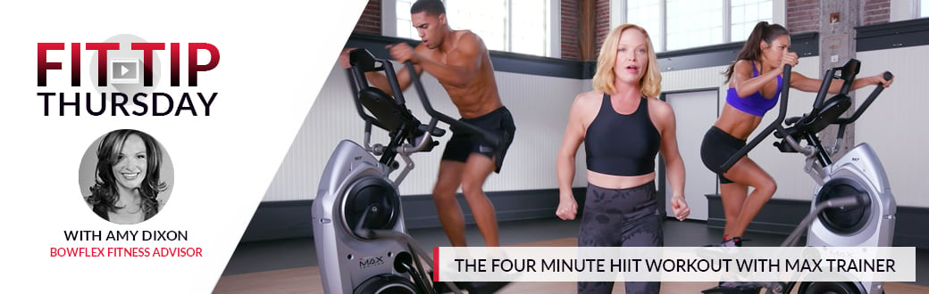 Four Minute Hiit Workout With BowFlex Max Trainer