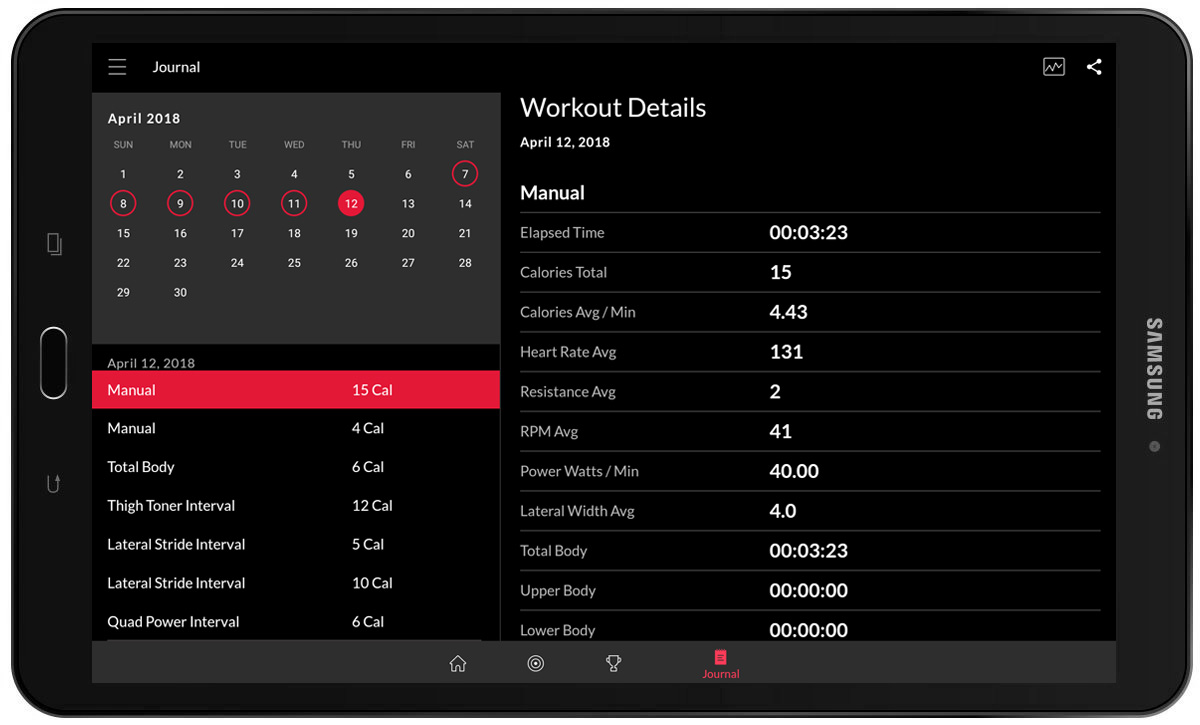 Track progress and goals on LateralX App
