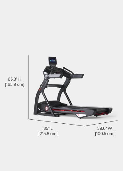 Treadmill 22 Dimensions  - Length 85 inches, Width 39.6 inches, Height 65.3 inches