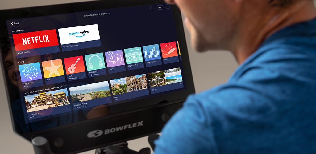 VeloCore with 22 inch interactive console