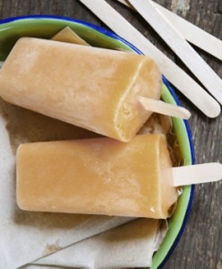 Peanut Butter Banana Popsicles