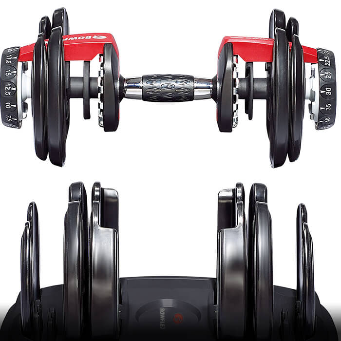 Bowflex adjustable clearance dumbbells on sale
